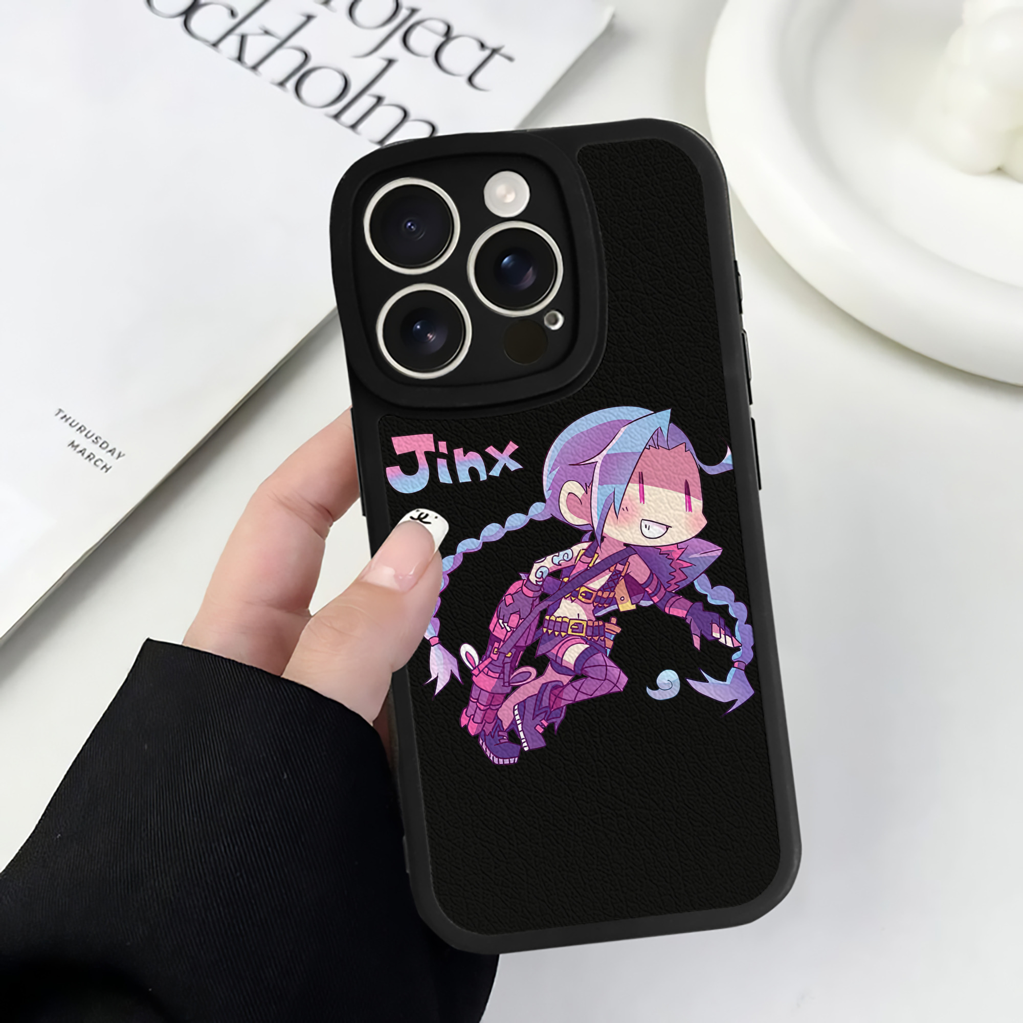 リーグ・オブ・レジェンド League of Legends LOL 【iPhone 16シリーズ対応】シリコンスマホケース（レザー調） 材質：シリコン